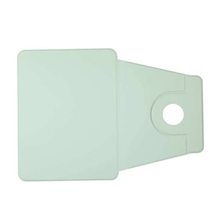 For iPad Pro 11 2024 2 in 1 Acrylic Split Rotating Leather Tablet Case(Matcha Green)