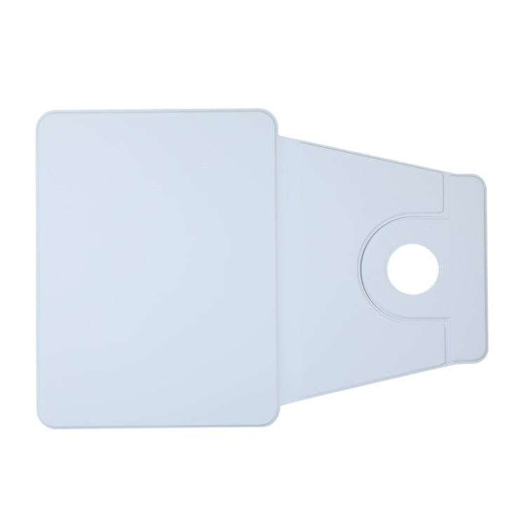 For iPad Pro 11 2024 2 in 1 Acrylic Split Rotating Leather Tablet Case(Ice Blue)