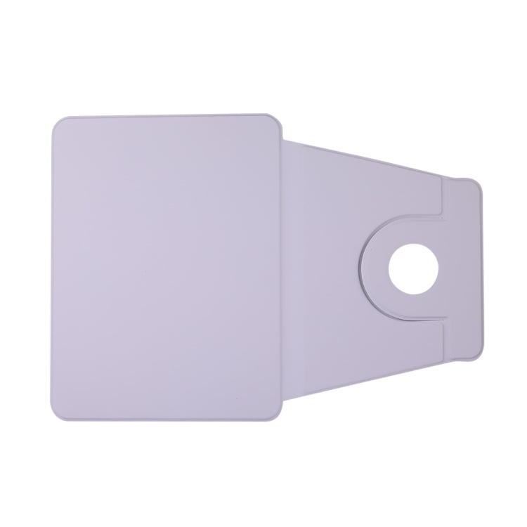 For iPad Pro 11 2024 2 in 1 Acrylic Split Rotating Leather Tablet Case(Lavender)