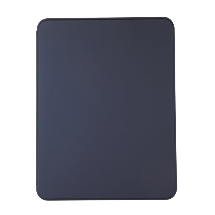 For iPad Pro 11 2024 2 in 1 Acrylic Split Rotating Leather Tablet Case(Dark Blue)