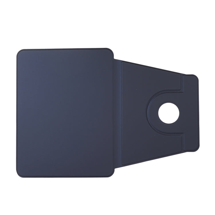 For iPad Pro 11 2024 2 in 1 Acrylic Split Rotating Leather Tablet Case(Dark Blue)