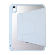 For iPad Pro 13 2024 2 in 1 Acrylic Split Rotating Leather Tablet Case(Ice Blue)