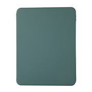 For iPad Pro 13 2024 2 in 1 Acrylic Split Rotating Leather Tablet Case(Pine Needle Green)