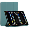 For iPad Pro 13 2024 Double-sided Clip Non-buckle Magnetic PU Smart Tablet Case(Green) - iPad Air 13 2024 Cases by PMC TechLife | Online Shopping South Africa | PMC TechLife | Buy Now Pay Later Mobicred