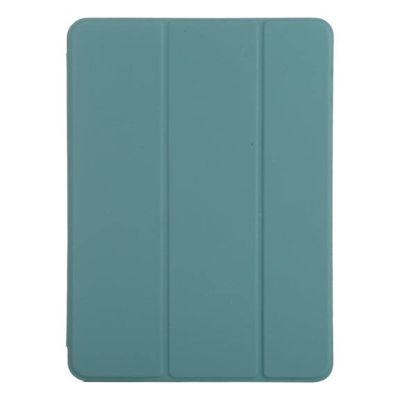 For iPad Pro 13 2024 Double-sided Clip Non-buckle Magnetic PU Smart Tablet Case(Green)