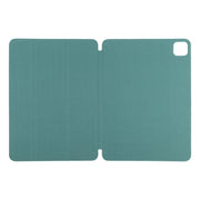 For iPad Pro 13 2024 Double-sided Clip Non-buckle Magnetic PU Smart Tablet Case(Green)