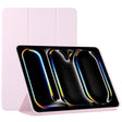 For iPad Pro 13 2024 Double-sided Clip Non-buckle Magnetic PU Smart Tablet Case(Pink) - iPad Air 13 2025 / 2024 Cases by PMC TechLife | Online Shopping South Africa | PMC TechLife | Buy Now Pay Later Mobicred