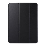 For iPad Pro 13 2024 Double-sided Clip Non-buckle Magnetic PU Smart Tablet Case(Black)