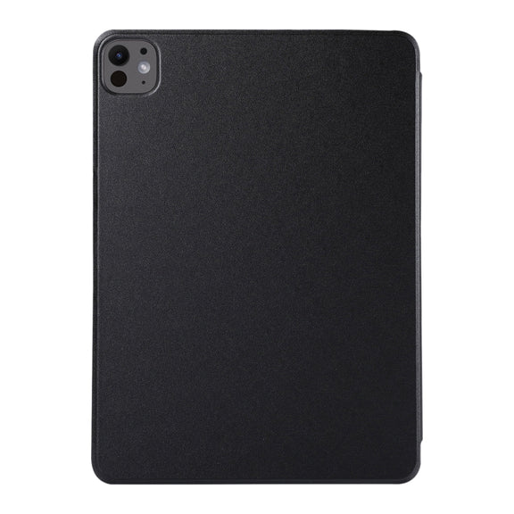 For iPad Pro 13 2024 Double-sided Clip Non-buckle Magnetic PU Smart Tablet Case(Black)