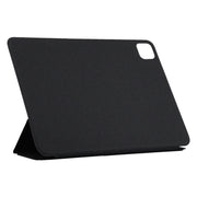 For iPad Pro 13 2024 Double-sided Clip Non-buckle Magnetic PU Smart Tablet Case(Black)