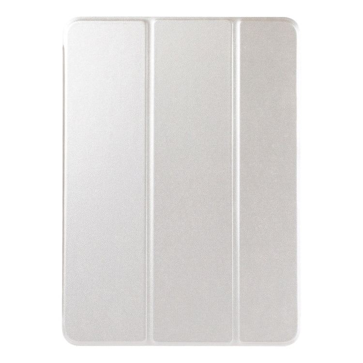 For iPad Pro 13 2024 Double-sided Clip Non-buckle Magnetic PU Smart Tablet Case(Gold)