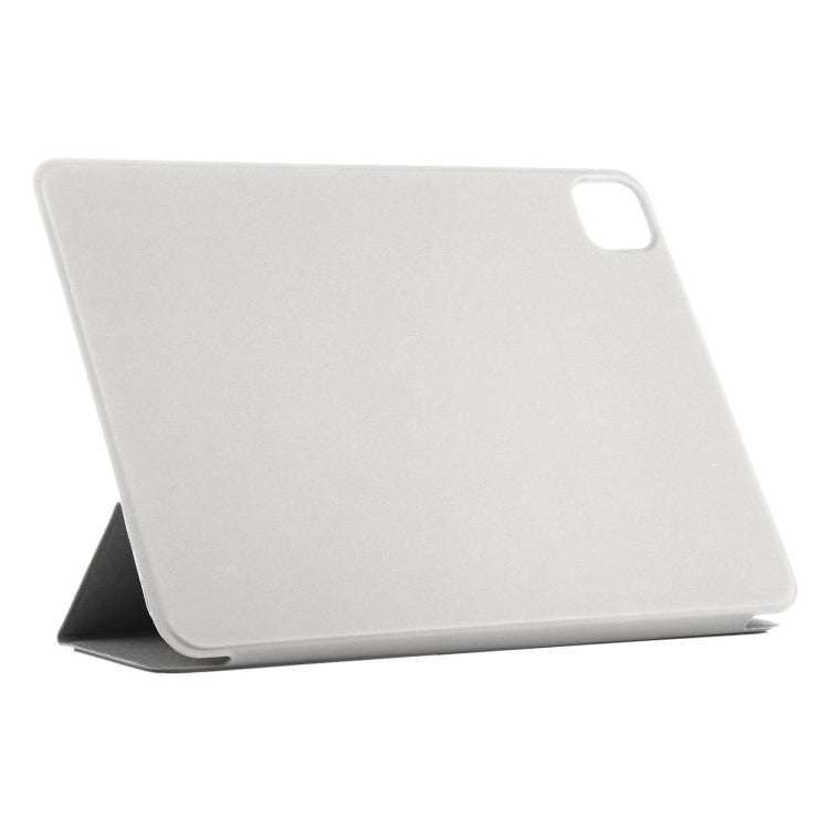 For iPad Pro 13 2024 Double-sided Clip Non-buckle Magnetic PU Smart Tablet Case(Gold)
