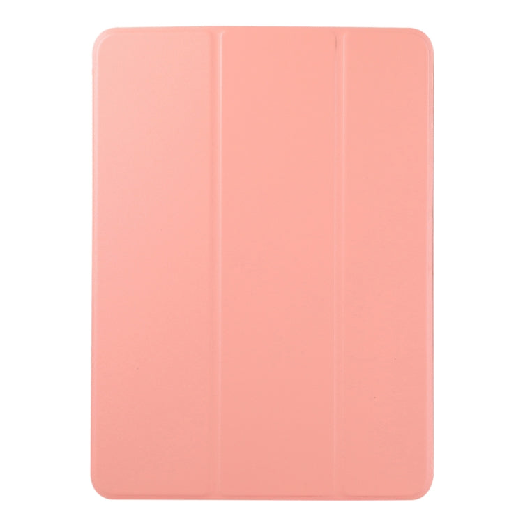 For iPad Pro 11 2024 Double-sided Clip Non-buckle Magnetic PU Smart Tablet Case(Orange)