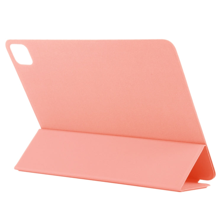 For iPad Pro 11 2024 Double-sided Clip Non-buckle Magnetic PU Smart Tablet Case(Orange)
