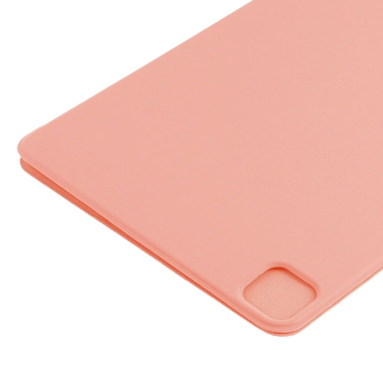 For iPad Pro 11 2024 Double-sided Clip Non-buckle Magnetic PU Smart Tablet Case(Orange)