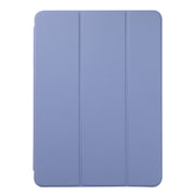For iPad Pro 11 2024 Double-sided Clip Non-buckle Magnetic PU Smart Tablet Case(Purple)