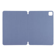 For iPad Pro 11 2024 Double-sided Clip Non-buckle Magnetic PU Smart Tablet Case(Purple)