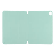 For iPad Air 11 2024 Double-sided Clip Non-buckle Magnetic PU Smart Tablet Case(Light Green)