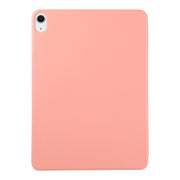 For iPad Air 11 2025 / 2024 Double-sided Clip Non-buckle Magnetic PU Smart Tablet Case(Orange)