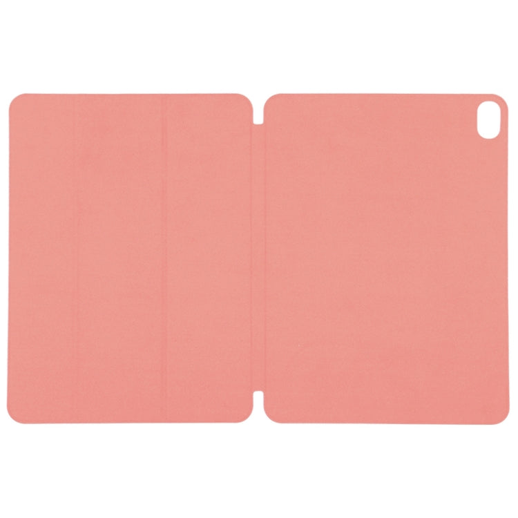 For iPad Air 11 2025 / 2024 Double-sided Clip Non-buckle Magnetic PU Smart Tablet Case(Orange)