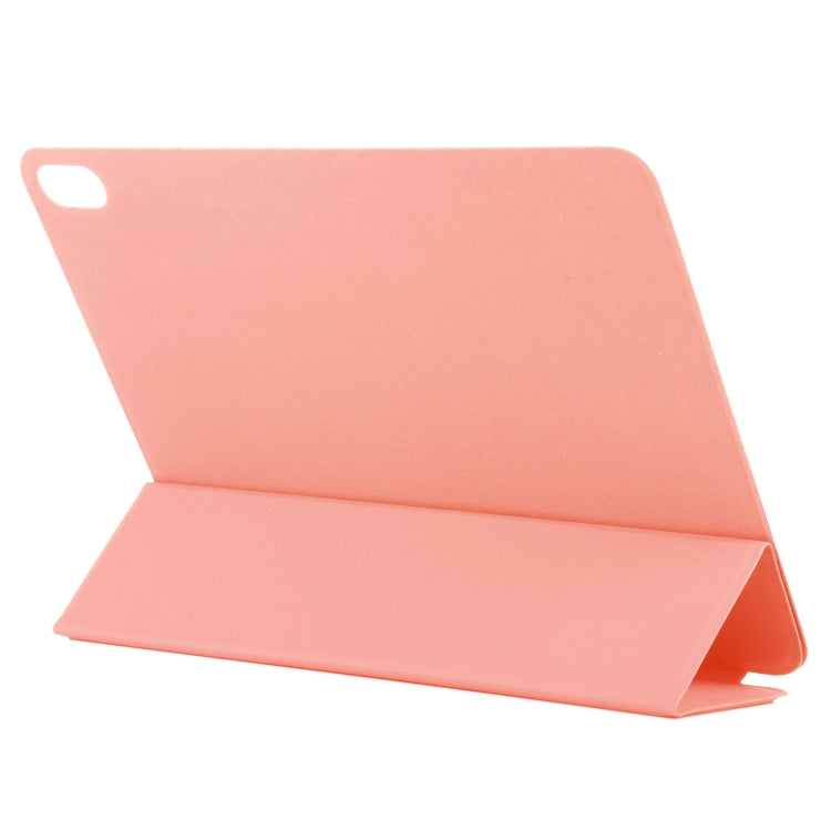 For iPad Air 11 2025 / 2024 Double-sided Clip Non-buckle Magnetic PU Smart Tablet Case(Orange)