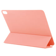 For iPad Air 11 2025 / 2024 Double-sided Clip Non-buckle Magnetic PU Smart Tablet Case(Orange)