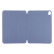 For iPad Air 11 2024 Double-sided Clip Non-buckle Magnetic PU Smart Tablet Case(Purple)