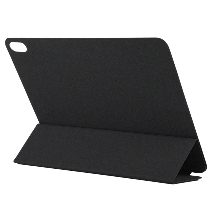 For iPad Air 11 2025 / 2024 Double-sided Clip Non-buckle Magnetic PU Smart Tablet Case(Black)