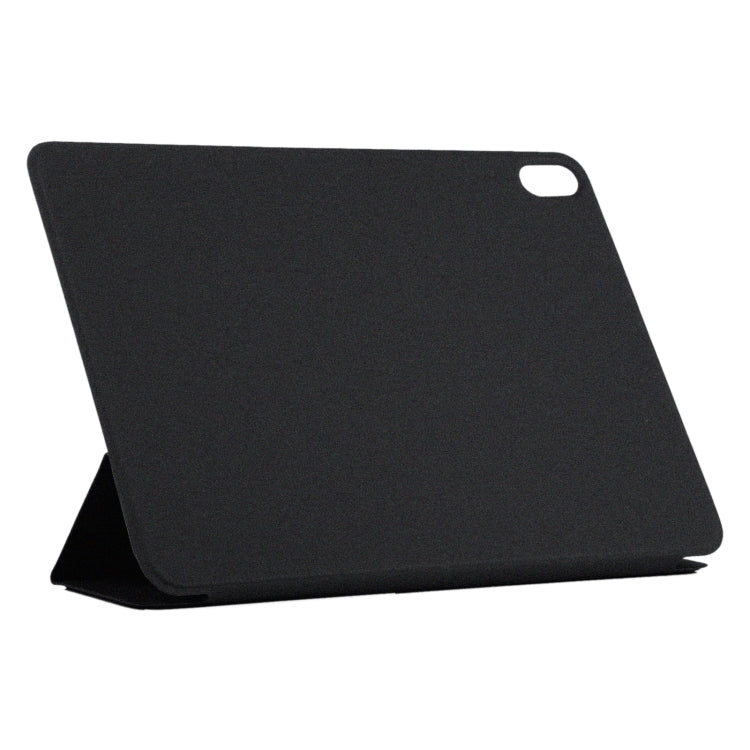 For iPad Air 11 2025 / 2024 Double-sided Clip Non-buckle Magnetic PU Smart Tablet Case(Black)