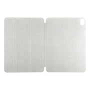 For iPad Air 11 2024 Double-sided Clip Non-buckle Magnetic PU Smart Tablet Case(Gold)