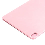 For iPad Air 11 2024 Double-sided Clip Non-buckle Magnetic PU Smart Tablet Case(Rose Gold)