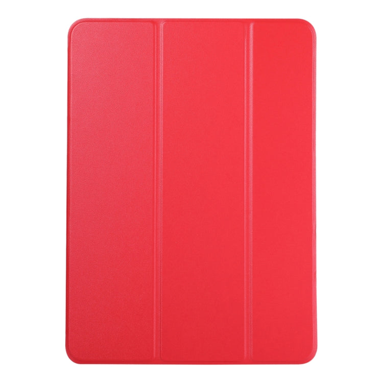 For iPad Air 11 2025 / 2024 Double-sided Clip Non-buckle Magnetic PU Smart Tablet Case(Red)