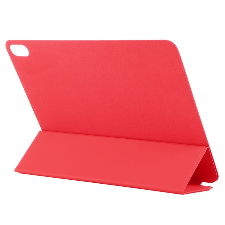 For iPad Air 11 2025 / 2024 Double-sided Clip Non-buckle Magnetic PU Smart Tablet Case(Red)
