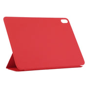For iPad Air 11 2025 / 2024 Double-sided Clip Non-buckle Magnetic PU Smart Tablet Case(Red)