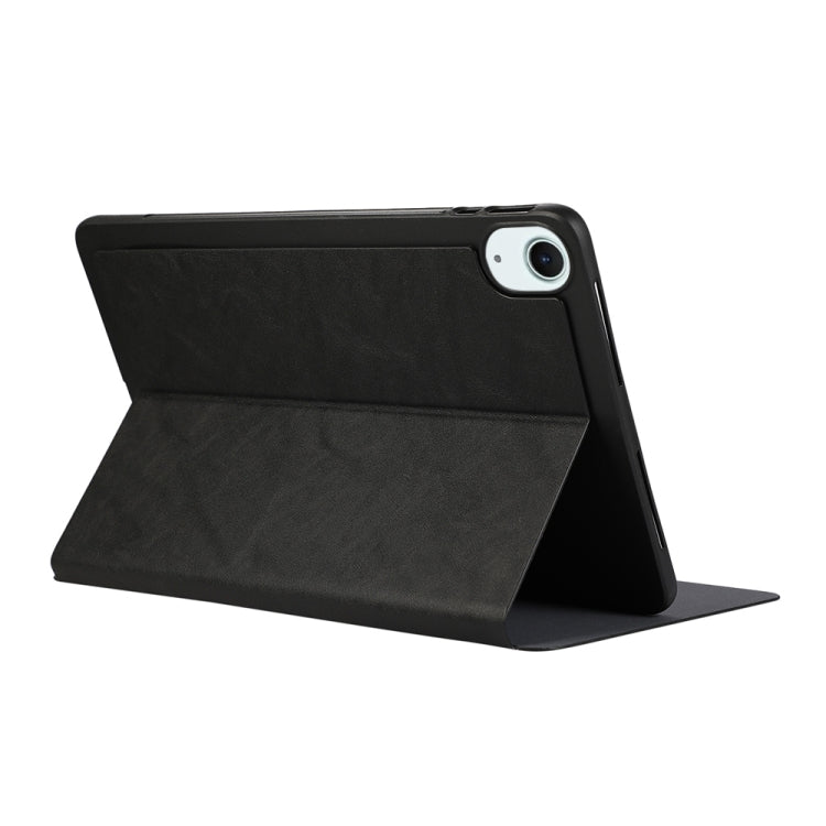 For iPad Air 11 2024 TPU Flip Tablet Protective Leather Case(Black)