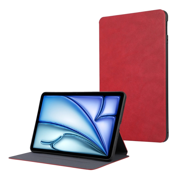 For iPad Air 11 2024 / Air 11 2025 TPU Flip Tablet Protective Leather Case(Red)