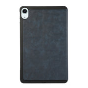 For iPad Air 11 2024 / Air 11 2025 TPU Flip Tablet Protective Leather Case(Dark Blue)