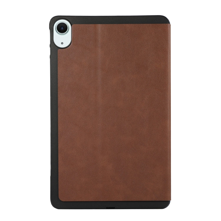 For iPad Air 11 2024 TPU Flip Tablet Protective Leather Case(Brown)