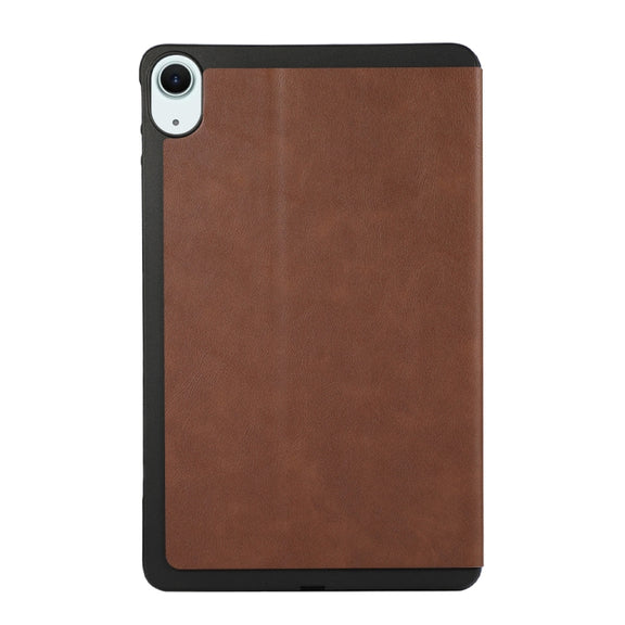 For iPad Air 11 2024 TPU Flip Tablet Protective Leather Case(Brown)