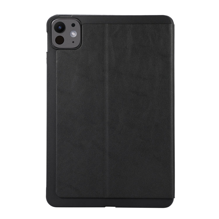 For iPad Pro 11 2024 TPU Flip Tablet Protective Leather Case(Black)