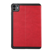 For iPad Pro 11 2024 TPU Flip Tablet Protective Leather Case(Red)