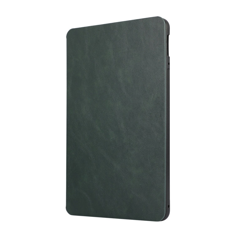 For iPad Pro 11 2024 TPU Flip Tablet Protective Leather Case(Green)