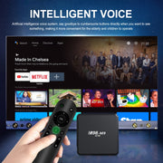 M98-M9 Quad-core ARM Cortex-A53 WiFi Bluetooth 4K HD Android TV Box, RAM:2GB+8GB(UK Plug)