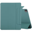 For iPad Pro 13 2024 Double-sided Clip Fixed Buckle Magnetic PU Leather Smart Tablet Case(Green) - iPad Pro 13 2024 Cases by PMC TechLife | Online Shopping South Africa | PMC TechLife | Buy Now Pay Later Mobicred
