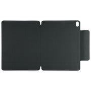 For iPad Air 11 2025 / 2024 Double-sided Clip Fixed Buckle Magnetic PU Leather Smart Tablet Case(Black)