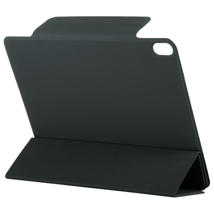 For iPad Air 11 2025 / 2024 Double-sided Clip Fixed Buckle Magnetic PU Leather Smart Tablet Case(Black)