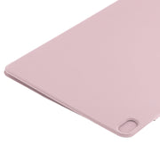 For iPad Air 11 2025 / 2024 Double-sided Clip Fixed Buckle Magnetic PU Leather Smart Tablet Case(Rose Gold)