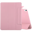 For iPad Air 11 2024 Double-sided Clip Fixed Buckle Magnetic PU Leather Smart Tablet Case(Light Pink) - iPad Air 11 2024 Cases by PMC TechLife | Online Shopping South Africa | PMC TechLife | Buy Now Pay Later Mobicred