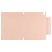 For iPad Air 11 2025 / 2024 Double-sided Clip Fixed Buckle Magnetic PU Leather Smart Tablet Case(Gold)