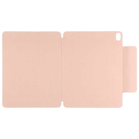 For iPad Air 11 2025 / 2024 Double-sided Clip Fixed Buckle Magnetic PU Leather Smart Tablet Case(Gold)